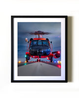 Jayhawk at night in Albert Whitted Airport