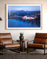 MH-60T Jayhawk flying around Kodiak, Alaska