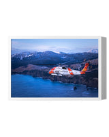 MH-60T Jayhawk flying around Kodiak, Alaska