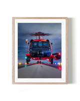 Jayhawk at night in Albert Whitted Airport