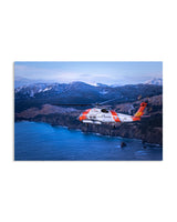 MH-60T Jayhawk flying around Kodiak, Alaska