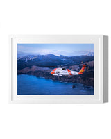 MH-60T Jayhawk flying around Kodiak, Alaska